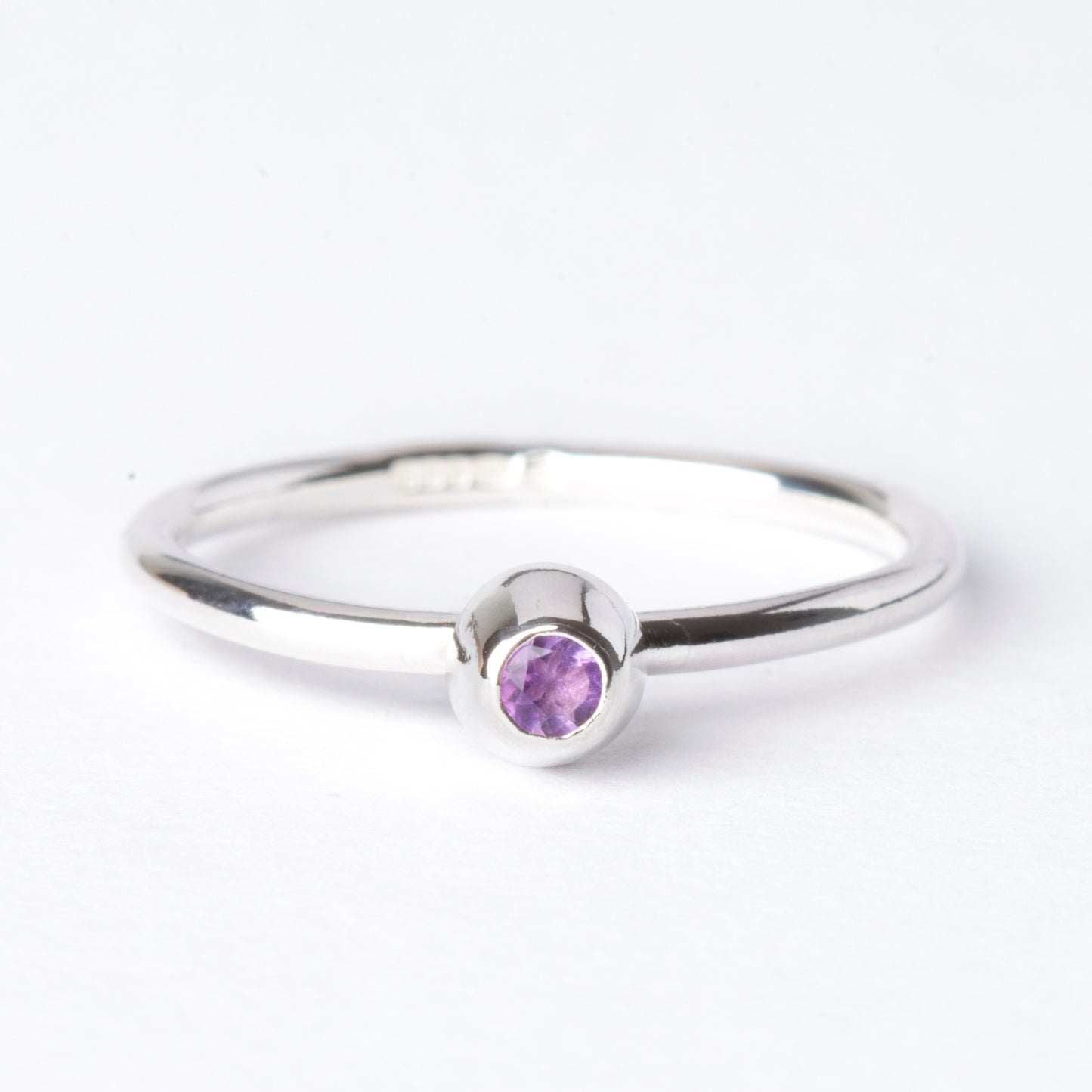 Amethyst Small Honey Pot Ring