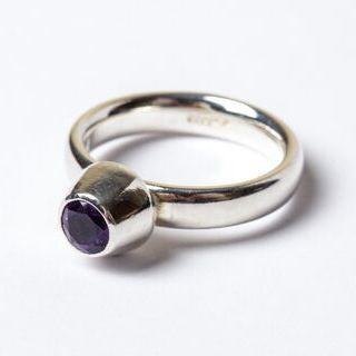 Amethyst Large Honey Pot Ring