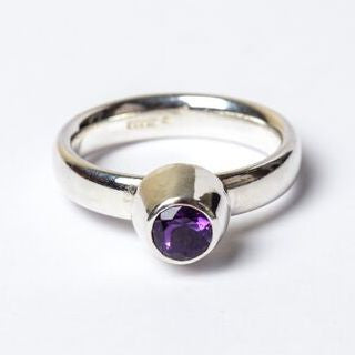 Amethyst Large Honey Pot Ring