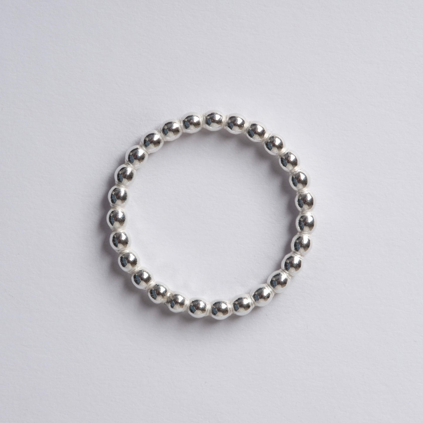 Large Silver Ball Rings