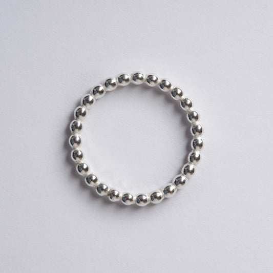 Large Silver Ball Rings