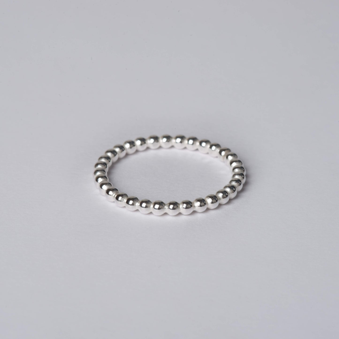 Small Silver Ball Rings